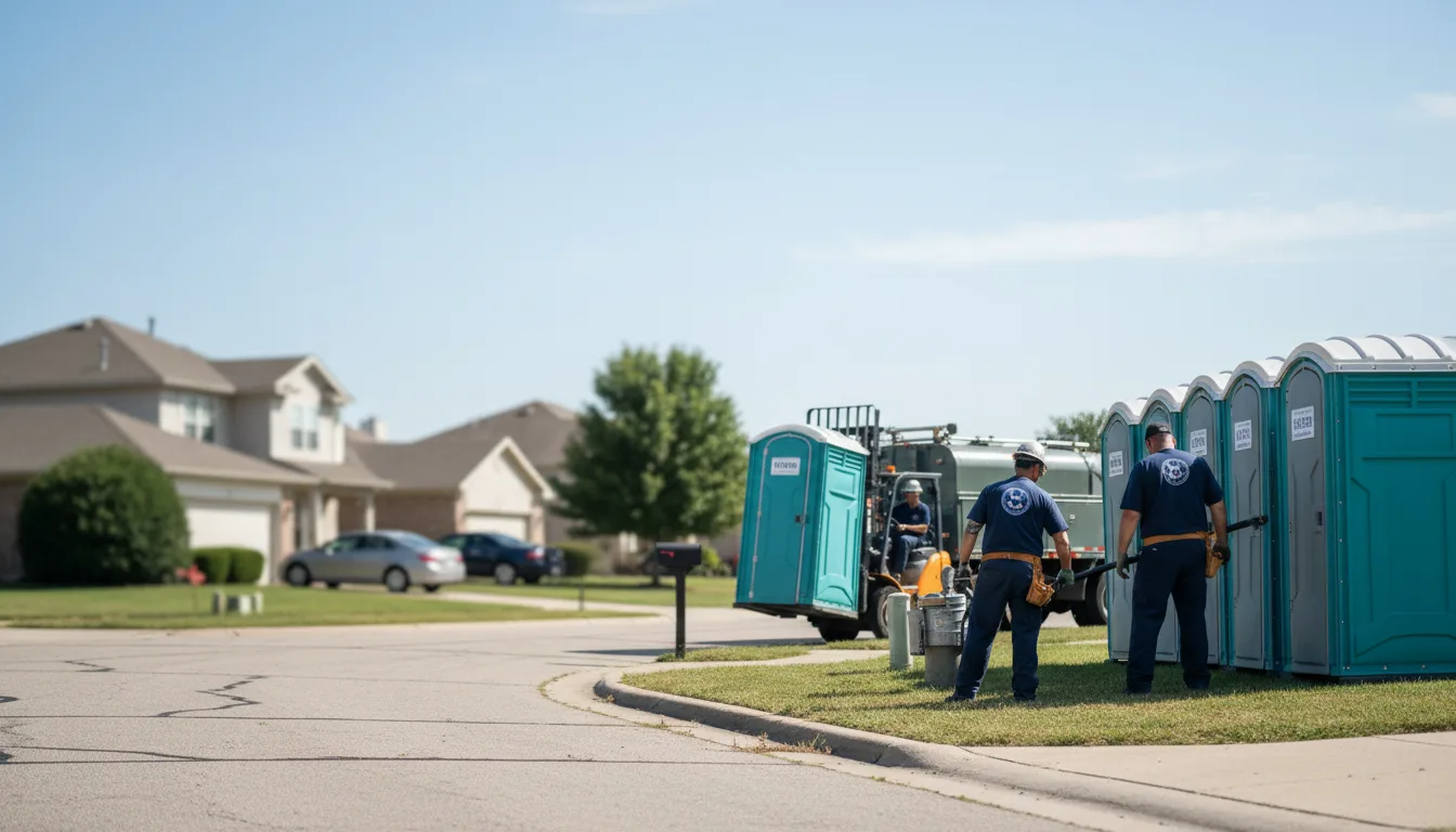 Porta Potty Rental in Lawrence, KS near me